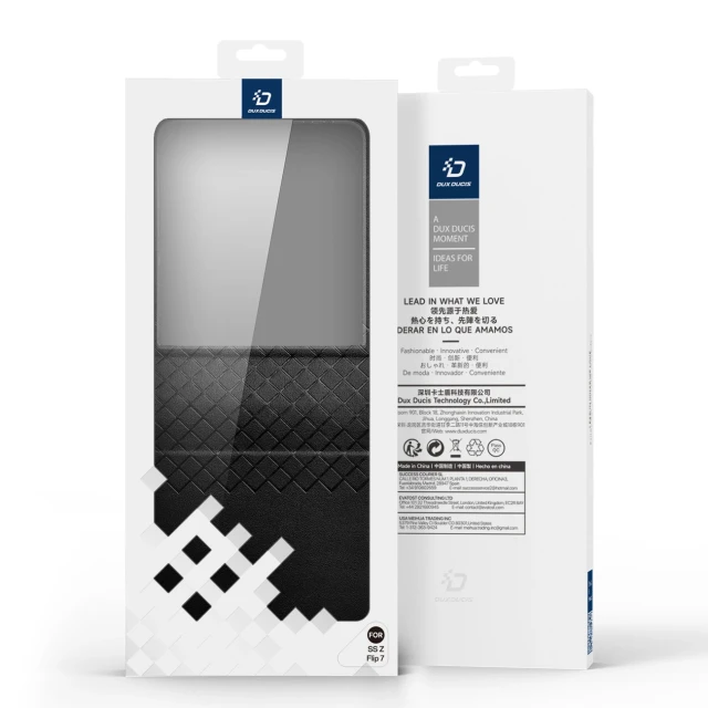 Чехол Dux Ducis Bril для Samsung Galaxy Flip 7 Black (6971824155068)