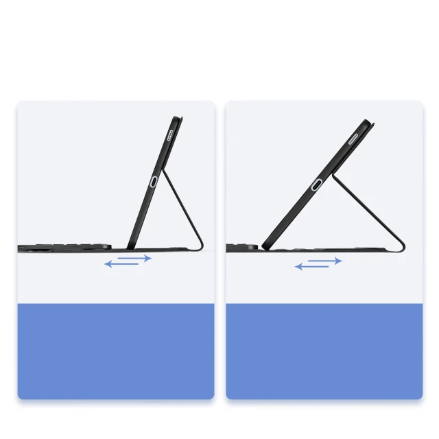 Чохол з клавіатурою Dux Ducis TK для Samsung Tab S10 FE Plus Black (6971824155280)