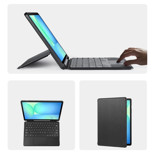 Чохол з клавіатурою Dux Ducis DK для Samsung Tab S10 FE Plus Black (6971824155488)
