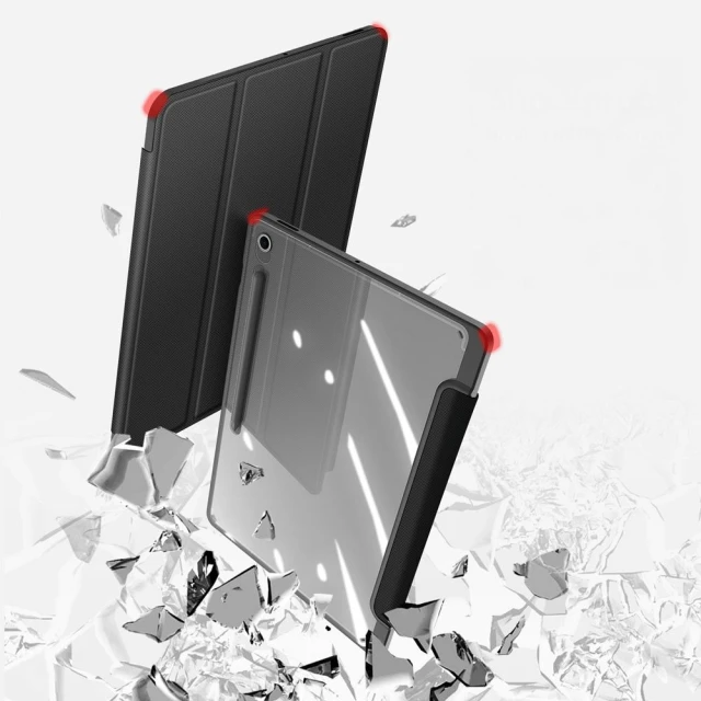 Чохол Dux Ducis Toby з місцем для стилуса для Samsung Galaxy Tab S10 FE Plus Black (6971824156966)