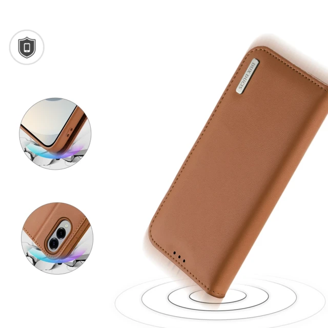 Чохол Dux Ducis Hivo для Samsung Galaxy S25 Edge Brown (6971824157857)