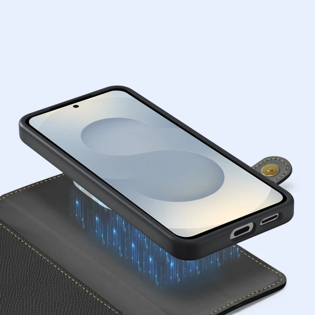 Чохол Dux Ducis Lawa для Samsung Galaxy S25 Edge Black with MagSafe (6971824157871)