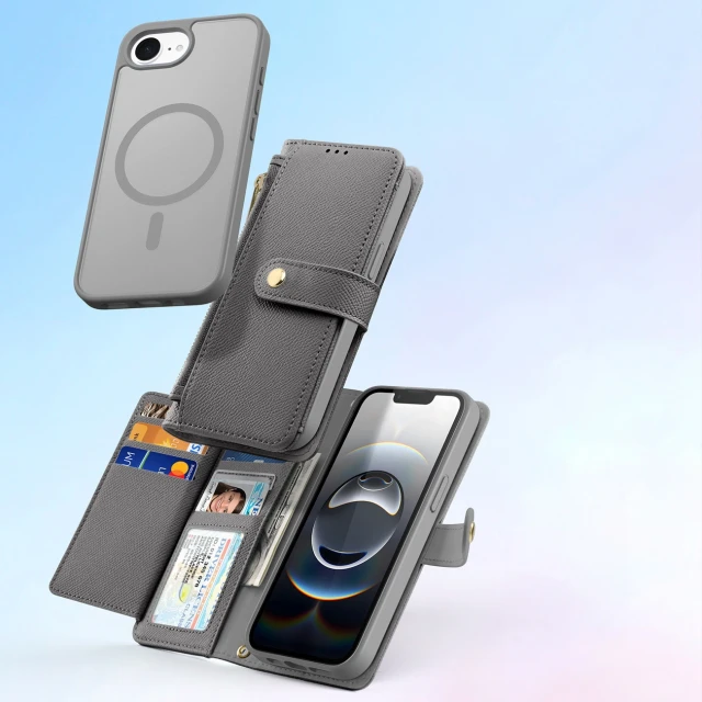 Чохол Dux Ducis Lawa для iPhone 16e Grey (6971824158694)