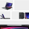 Чохол Dux Ducis DK складаний з бездротовою клавіатурою для Samsung Galaxy Tab S10 Plus / S9 Plus / S9 FE Plus Black (6971824159479)