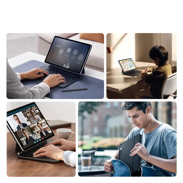 Чохол DUX DUCIS Keyboard MK Series з клавіатурою Bluetooth для Samsung Galaxy Tab S9+ / S8+ / S7+ Black (6971824159493)