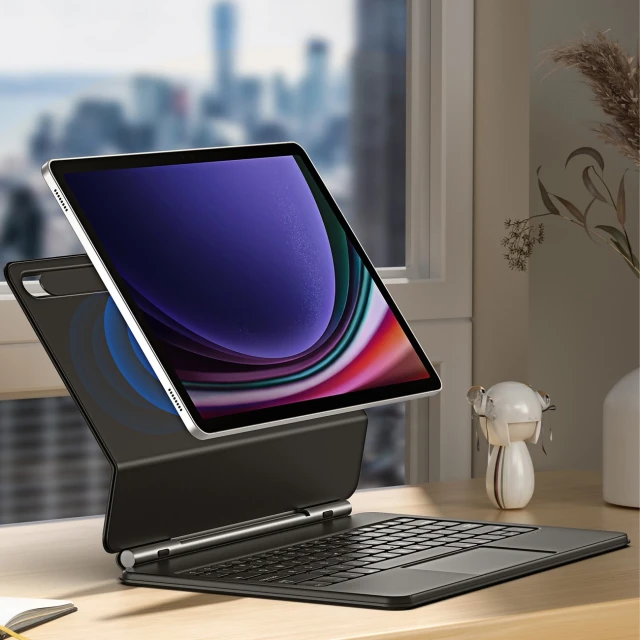 Чохол DUX DUCIS Keyboard MK Series з клавіатурою Bluetooth для Samsung Galaxy Tab S9+ / S8+ / S7+ Black (6971824159493)