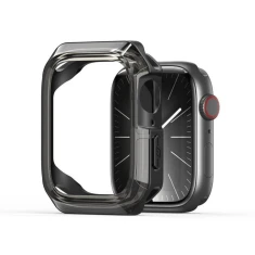 Чехол Dux Ducis TAMO для Apple Watch Series 11/10 42 mm | Series 9/8/7 41 mm | 6/5/SE 40 mm | 3/2/1 38 mm Transparent with Black (6971824160093)