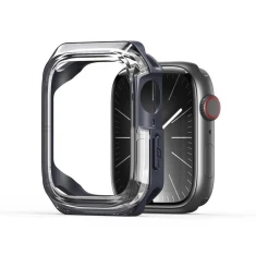 Чехол Dux Ducis TAMO для Apple Watch Series 11/10 42 mm | Series 9/8/7 41 mm | 6/5/SE 40 mm | 3/2/1 38 mm Transparent with Grey (6971824160116)