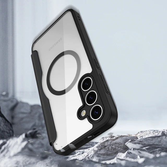 Чохол Dux Ducis Skin X Pro для Samsung Galaxy S25 Black with MagSafe (6971824160895)