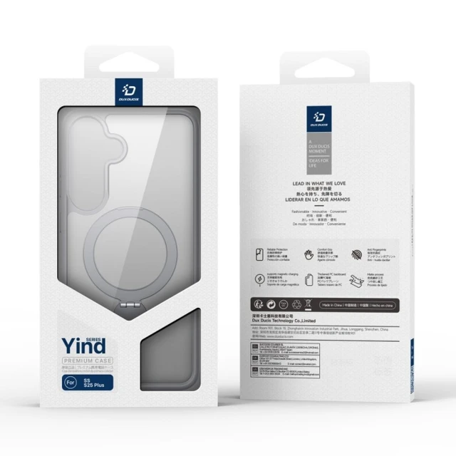 Чохол Dux Ducis Yind для Samsung Galaxy S25 Plus Grey (6971824161120)