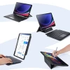 Чехол Dux Ducis DK складной с подсвечиваемой беспроводной клавиатурой для Samsung Galaxy Tab S10 Plus / S9 Plus / S9 FE Plus Black (6971824161434)