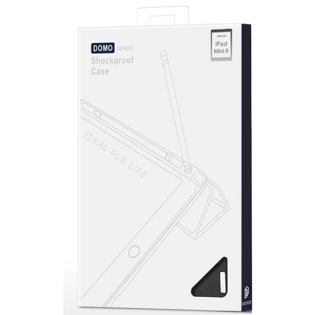 Чохол Dux Ducis DOMO з місцем для стилуса для iPad mini 7 / iPad mini 6 Black (6971824162011)
