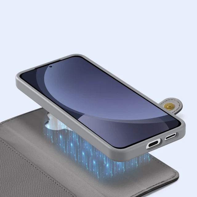 Чохол Dux Ducis Lawa для Samsung Galaxy S25 Plus Grey with MagSafe (6971824162257)