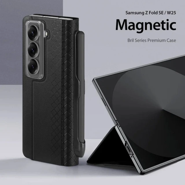 Чохол Dux Ducis Bril з тримачем для стилуса для Samsung Galaxy Fold SE Black (6971824162417)