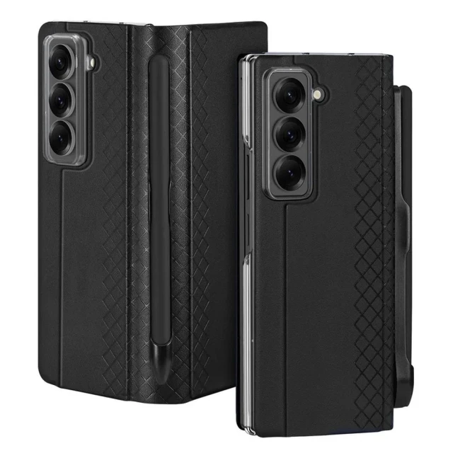 Чохол Dux Ducis Bril з тримачем для стилуса для Samsung Galaxy Fold SE Black (6971824162417)