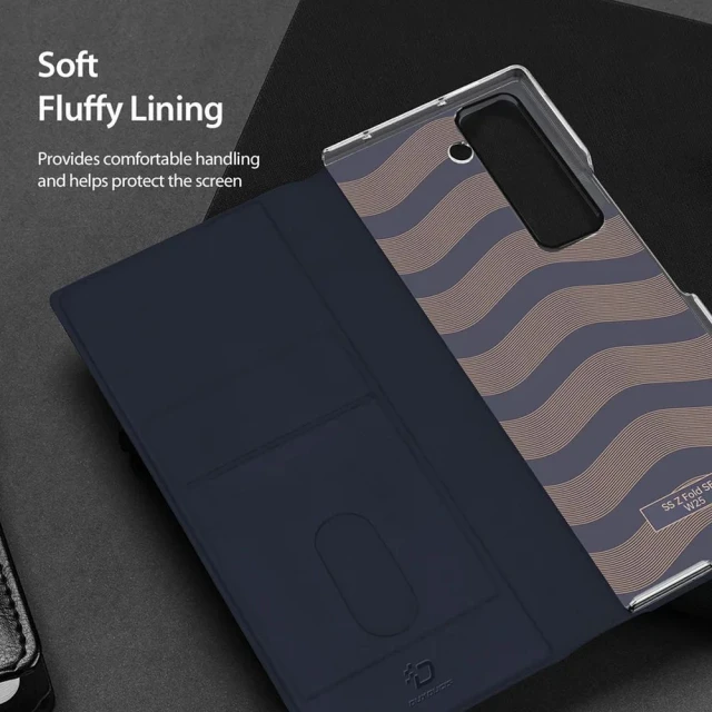 Чохол Dux Ducis Bril з тримачем для стилуса для Samsung Galaxy Fold SE Blue (6971824162424)
