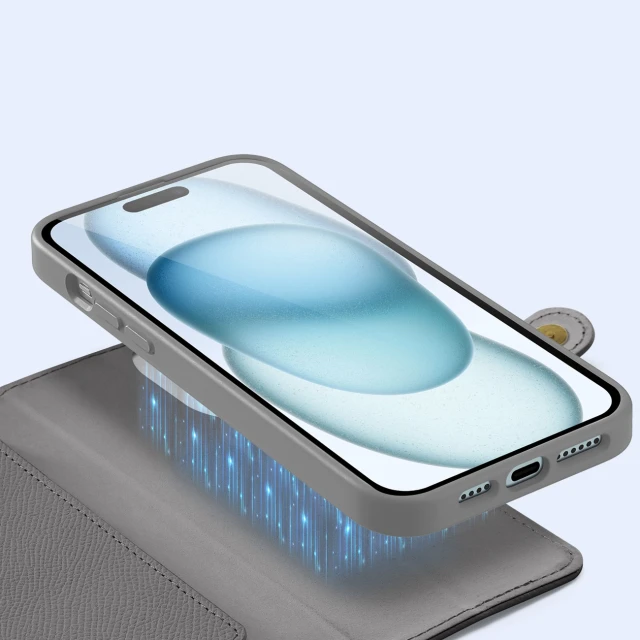 Чохол Dux Ducis Lawa для iPhone 15 Grey with MagSafe (6971824163100)