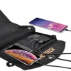 Складний сонячний зарядний пристрій Choetech Solar Charger 2xUSB-A 19W Black (SC001)