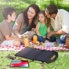 Складний сонячний зарядний пристрій Choetech Solar Charger 2xUSB-A 19W Black (SC001)
