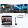 Адаптер Choetech USB-C to 2xDisplayPort Black (HUB-D03)