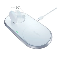 Бездротовий зарядний пристрій Choetech 2-in-1 10W White (T317)
