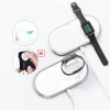 Бездротовий зарядний пристрій Choetech 2-in-1 10W White (T317)