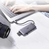 USB-хаб Choetech 9-in-1 USB-C to 3xUSB-A/Ethernet/USB-C/VGA/HDMI/SD/TF Grey (HUB-M15 gray)