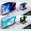 USB-хаб Choetech 9-in-1 USB-C to 3xUSB-A/Ethernet/USB-C/VGA/HDMI/SD/TF Grey (HUB-M15 gray)