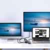 USB-хаб Choetech 11-in-1 USB-C to 3xUSB-A/HDMI/2xUSB-C/3.5 mm Jack/Ethernet/VGA/SD/TF Grey (HUB-M20)