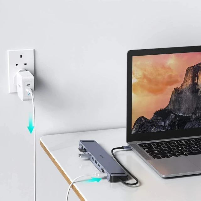 USB-хаб Choetech 11-in-1 USB-C to 3xUSB-A/HDMI/2xUSB-C/3.5 mm Jack/Ethernet/VGA/SD/TF Grey (HUB-M20)