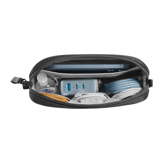 Кейс для аксесуарів TOMTOC Light-T12 1L Black (T12S1D1)