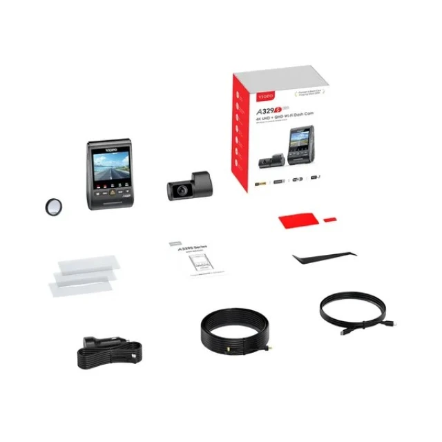 Відеореєстратор Viofo A329S 2CH GPS 4K HDR (6972147075101)
