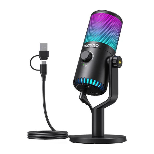 Мікрофон ігровий Maono DM30RGB Black