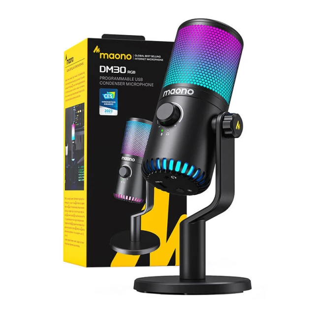 Мікрофон ігровий Maono DM30RGB Black
