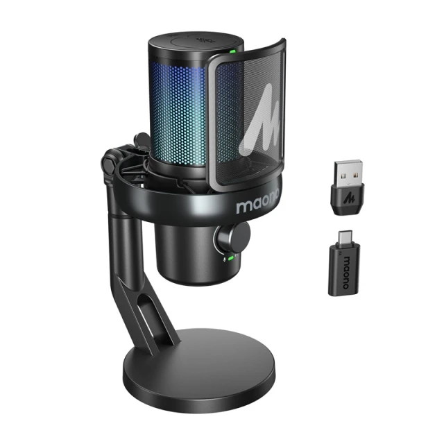 Мікрофон ігровий Maono DM40 Pro бездротовий Black
