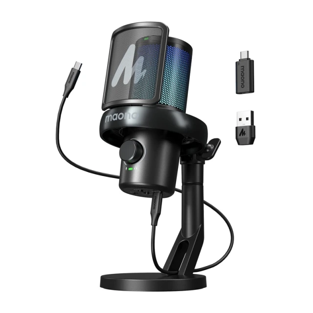 Мікрофон ігровий Maono DM40 Pro бездротовий Black