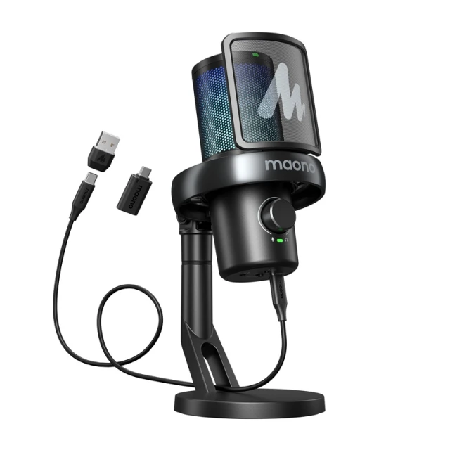 Мікрофон ігровий Maono DM40 Pro бездротовий Black