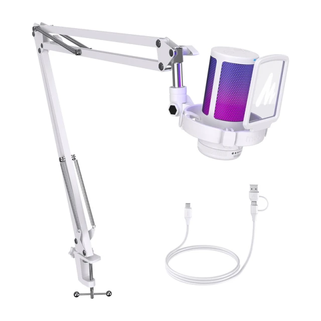 Мікрофон MAONO DGM20S USB White (DGM20S)