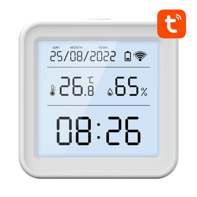 Датчик температури та вологості Wi-Fi LCD Tuya Gosund S6 (6972391287763)