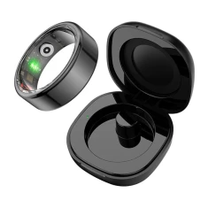 Смарт-кільце Colmi R02 розмір 8 18.1mm Black + зарядний кейс