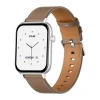 Смарт-годинник Colmi C28 Silver + Brown шкіряний ремінець (C28)