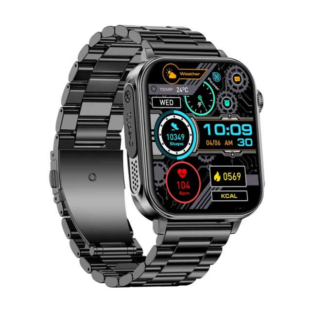 Смарт-годинник Colmi P80 Steel Black