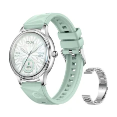 Смарт-часы Colmi L28 Silver-Green со стальным ремешком (L28)