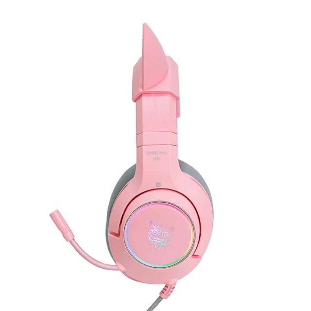 Навушники ігрові ONIKUMA K9 RGB Pink (6972470560657)