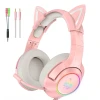 Навушники ігрові ONIKUMA K9 RGB Pink (6972470560657)