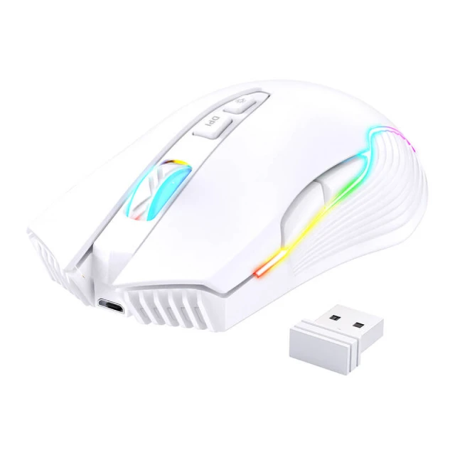 Миша безпровідна ONIKUMA CW905 White