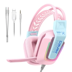 Навушники ігрові ONIKUMA X13 Pink (X13)