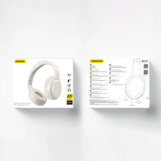 Навушники Dudao X22Pro ANC White (6973687240462)