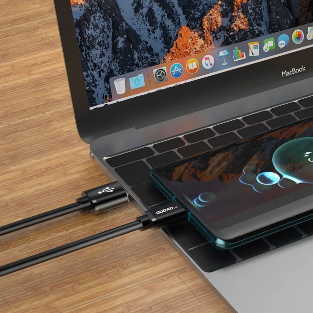 Кабель Dudao USB - USB Type C Super Fast Charge 1 м Black (L5G-Black)