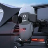 Автотримач Dudao з бездротовою зарядкою Qi 15W Grey (F20xs-gray)